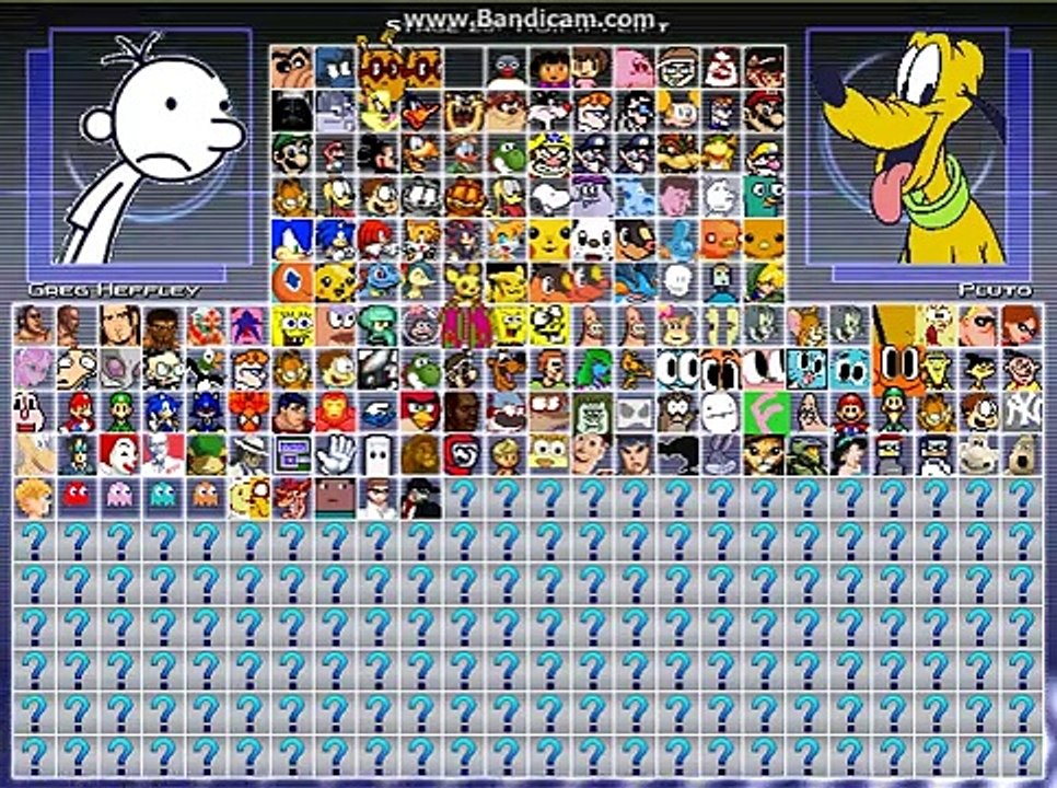 Z Mugen: Greg Heffley (Me) vs Pluto