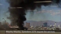 British Airways plane catches fire in Las Vegas FlightBuzz