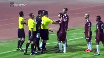 Football VIOLENCE - Referee Knocks Out Player