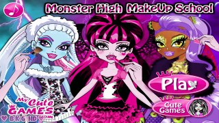 Monster High Makeup School ♥ Draculaura Makeup Tutorial Game ♥ Monster High Games