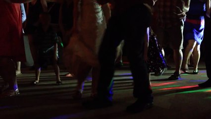 Aug 22 Wedding - Ethan dancing with the big kids !