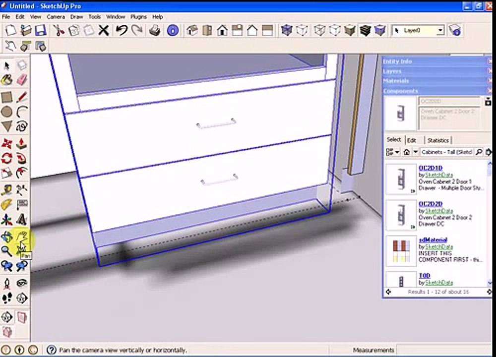 SketchUp Kitchen Design using Dynamic Component Cabinets (Part 1 of 3)