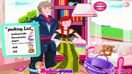 Elsa Deliver for Anna ♥ Frozen Anna Baby Birth Video Game for Kids