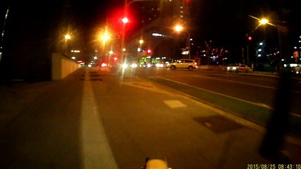 Journalists at Brisbane courts, filming for a cyclist beat-up story, 25 August 2015. Yawn