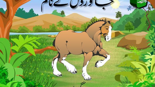 Animals Names in Urdu with their Sounds - جانوروں کے نام ان کی آوازوں