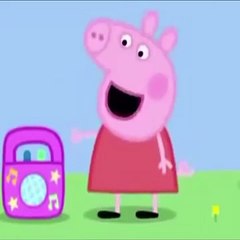 Peppa pig listens to rap