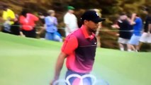 Tiger Woods - 5 iron FO - Slow motion