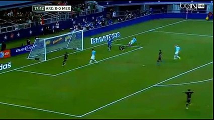 Argentina vs Mexico Friendly International Hernandez Penalty Kick (19') 09/09/2015  HD