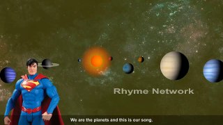 Superman The Planet Nursery Songs For Kids | Animated Nursery Rhymes