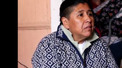 Julieta Paredes hablando de feminismo comunitario en la casa de las mujeres del Ngulumapu