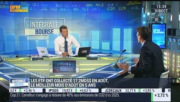 Les ETF européens ont poursuivi leur tendance positive en août 2015, Benoit Sorel - 09/09
