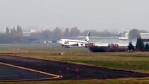 Boeing 767 ~ LOT Polish Airlines Flight 016 ~ Warszawa ~ Gear Up Landing 1.11.2011 Camera Angle 2