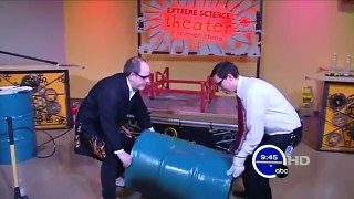 How to Crush a 55 gallon drum with air pressure
