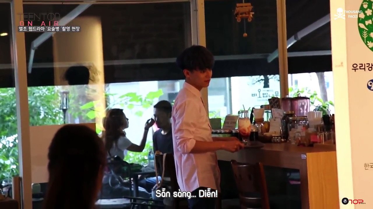 [Vietsub] 140803 TEEN TOP L.Joe - Tại phim trường 'Magic Bottle'