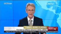 Five dead as Kurdish militants raid Turkish police station, railway