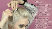 Back to school hairstyles for everyday_ braided half updo and ponytail party hair tutorial