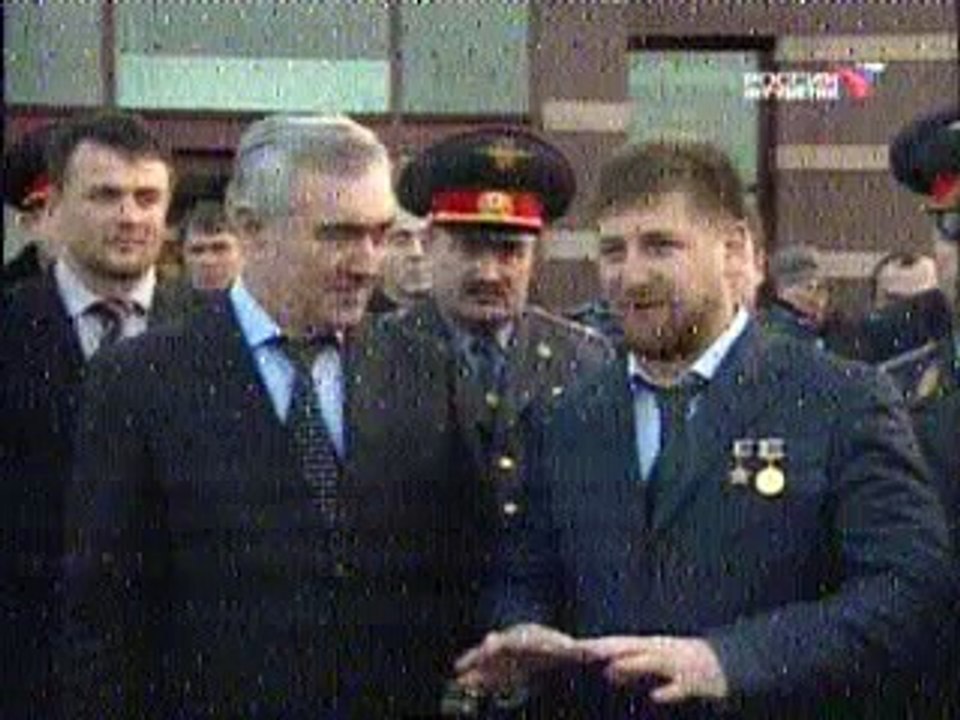 Kadyrov i Zyazikov v aeroportu Magas2