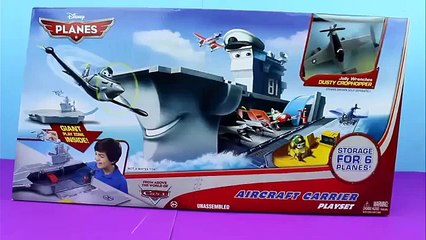 Disney Planes Aircraft Carrier Playset with Jolly Wrenches Dusty Just4fun290 Fire & Rescue