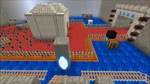 [Minecraft] Portal-Gun Operated Roller Coaster in Modded Minecraft
