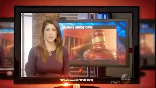 WWYD? - A Black & Racist White Trollop Of A Nanny Abuse A Helpless Child!