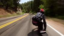 Longboarder soars down Colorado hill at 70mph!