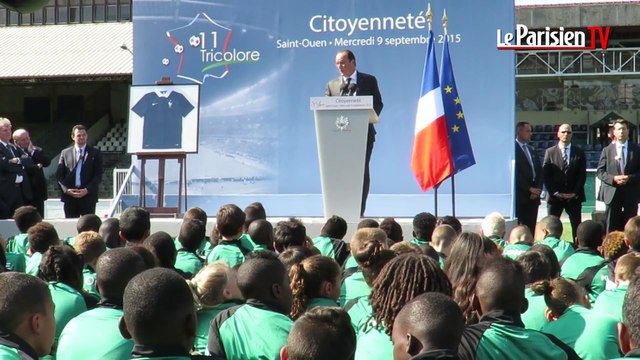 Quand Hollande évoque la rénovation du stade Bauer, à Saint-Ouen