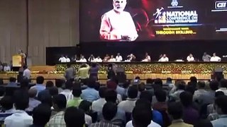 Narendra Modi at the inauguration of National Conference on Skill Development, Gandhinagar