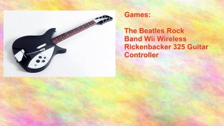 The Beatles Rock Band Wii Wireless Rickenbacker 325 Guitar Controller