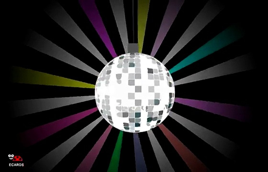 Happy BirthDay Dancing Disco Ecard by LadyBugEcards