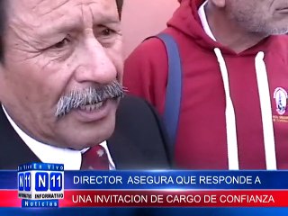 N11 Informativo DIRECTOR DESIGNADO A LA DREA ASEGURA QUE SOLO RESPONDIO  A UNA INVITACION DE UN CARGO DE CONFIANZA Y TRAS INCIDENTE CONVERSARA CON AUTORIDADES DEL GRA