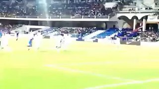 Eugeneson Lyngdoh bicycle kick attempt on GOAL India vs Iran
