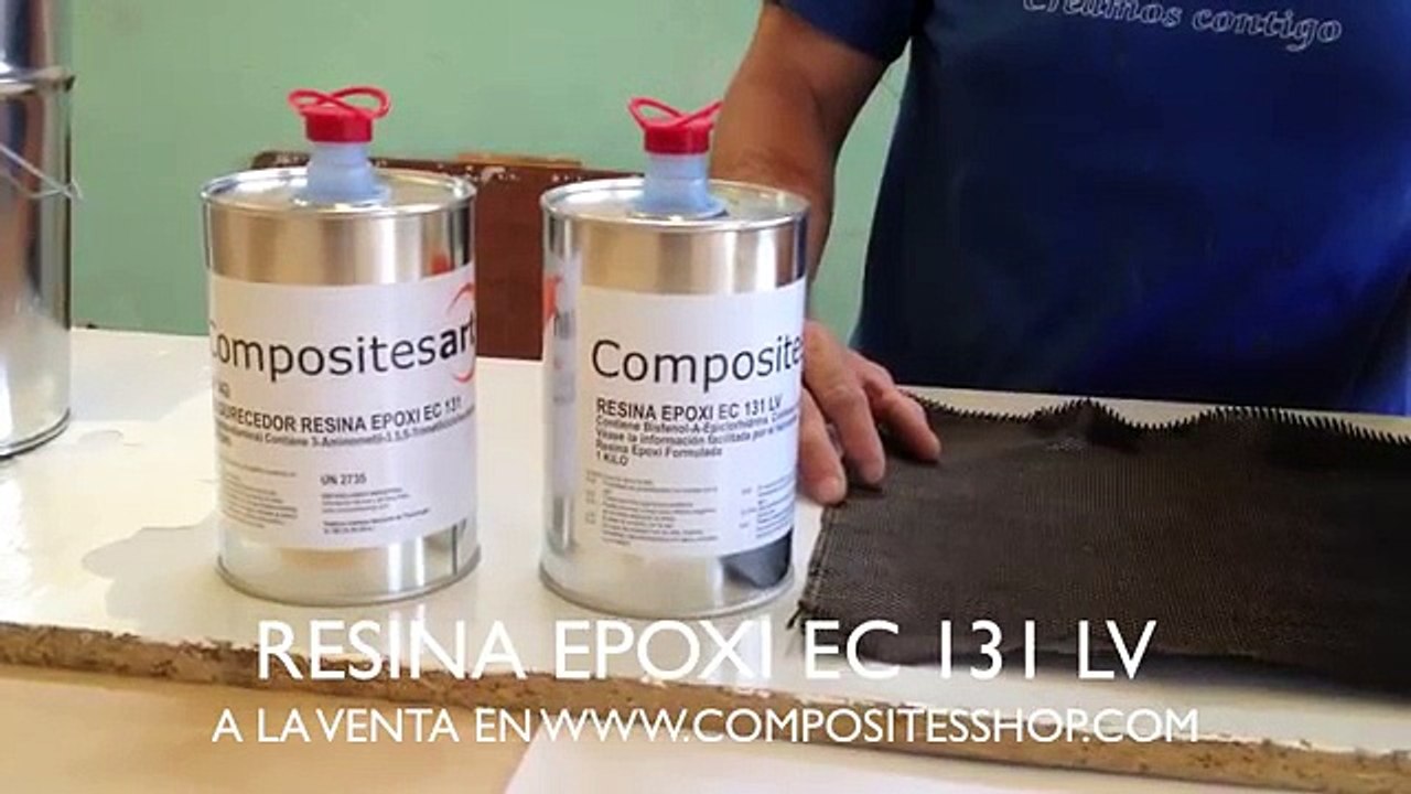 TUTORIAL RESINA EPOXI TEJIDO CARBONO