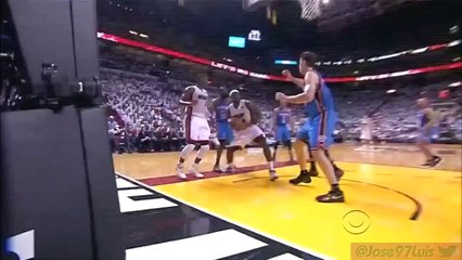 LeBron James from NBA Champions Miami Heat ] as Guest on Letterman HD