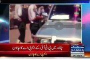 Traffic Warden issues challan to PTI MPA Mehmood Jan