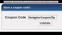 Hostgator Web Hosting Coupons 2014 | Working Hostgator 25% Off Coupon   1 Cent Discount Coupon