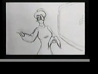 2D Traditional Animation-Boy in class needs to use Bathroom