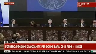 Manovra, il ministro Fornero si commuove. Monti: 