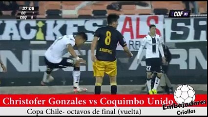 Christofer Gonzales: Colo Colo calificó de "brillante" su actuación en Copa Chile