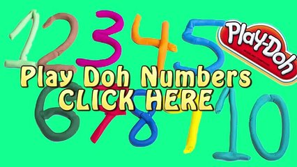 Play Doh Numbers Fun Learn Numbers 1 to 10 w/ Playdoh Playsets Hasbro Educational Toys & G