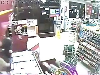 The man Catches the thief disabled