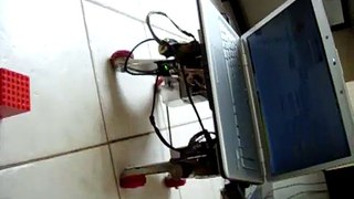 Robot, Inspiron 1525 and Harpia (svn) working together