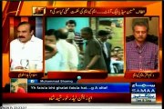 SAMAA Awaz Shahzad Iqbal with MQM Waseem Akhtar (08 September 2015)