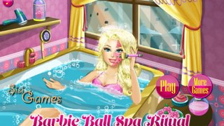 Barbie Ball Spa Ritual Барби в ванной   прохождение игры