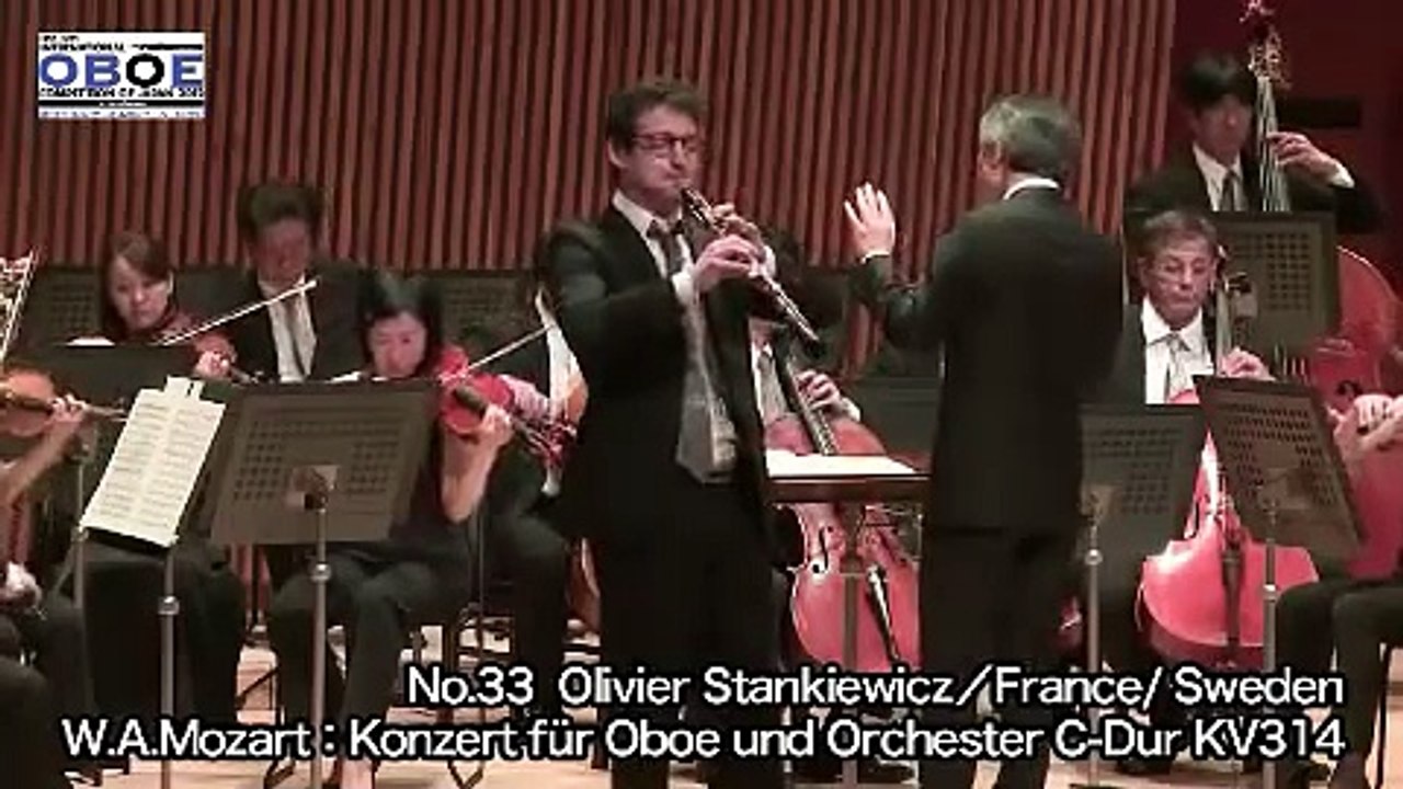 Wolfgang Amadeus Mozart - Oboe Concerto in C major, KV 314,  Olivier Stankiewicz, oboe / hautbois