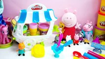 Play Doh Ice Cream Shop Peppa Pig Toys Children Games Playdough videos