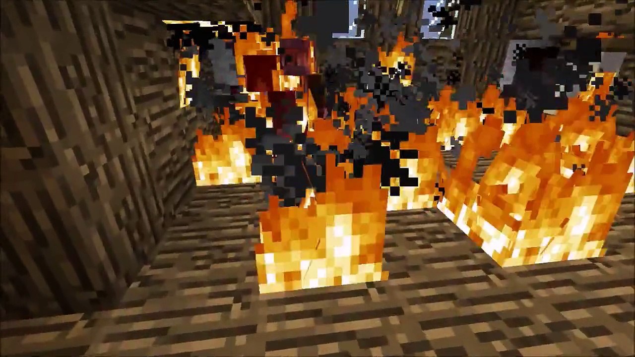 Minecraft MY HOUSE IS ON FIRE!!!