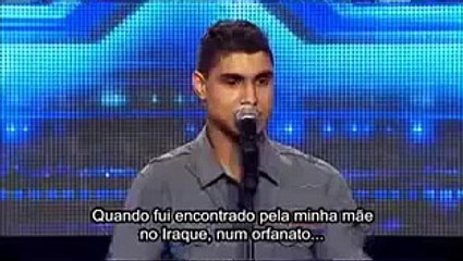 Emmanuel Kelly canta IMAGINE no programa "The X Factor" e emociona o mundo