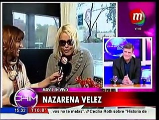 Nazarena Vélez y el Bailando "me bajo si voy al teléfono con mi hija"