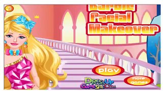Barbie Games-Princess Barbie Facial Makeover Episodes Gameplay