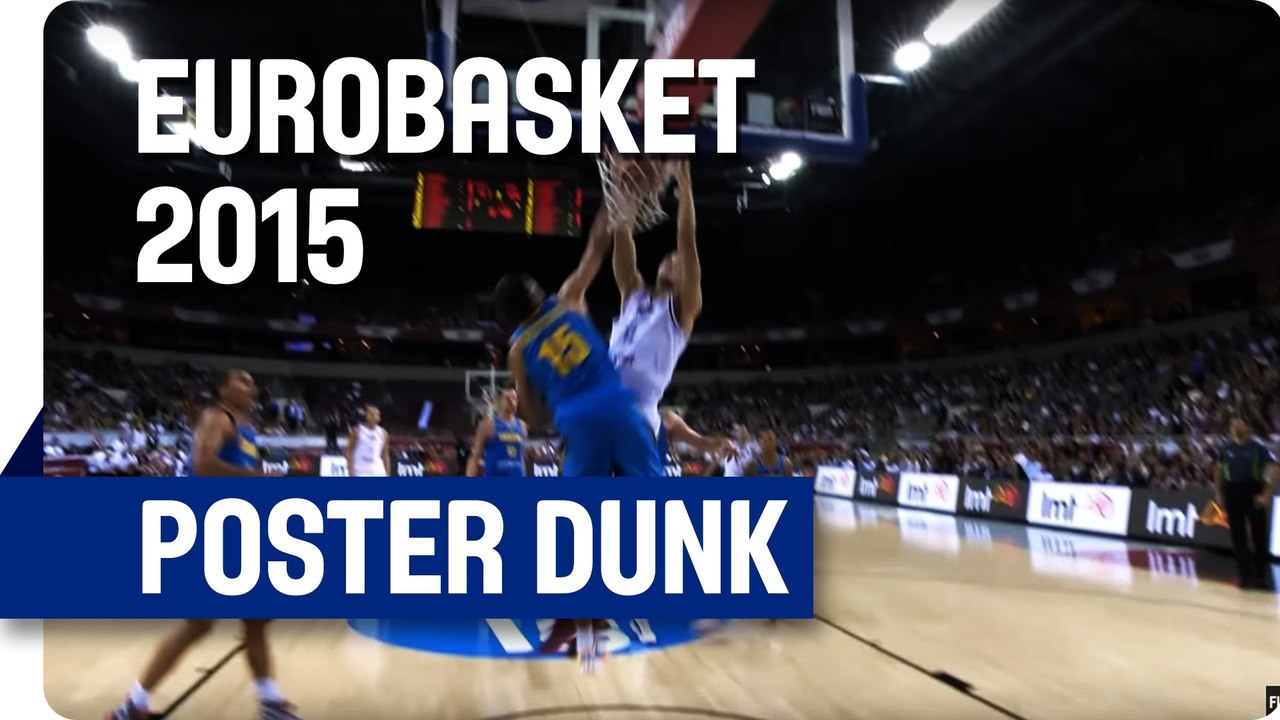 Berzins Posterizes Krutous! - EuroBasket 2015